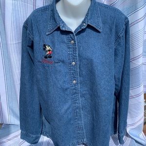 Cintas Denim Disney shirt XL